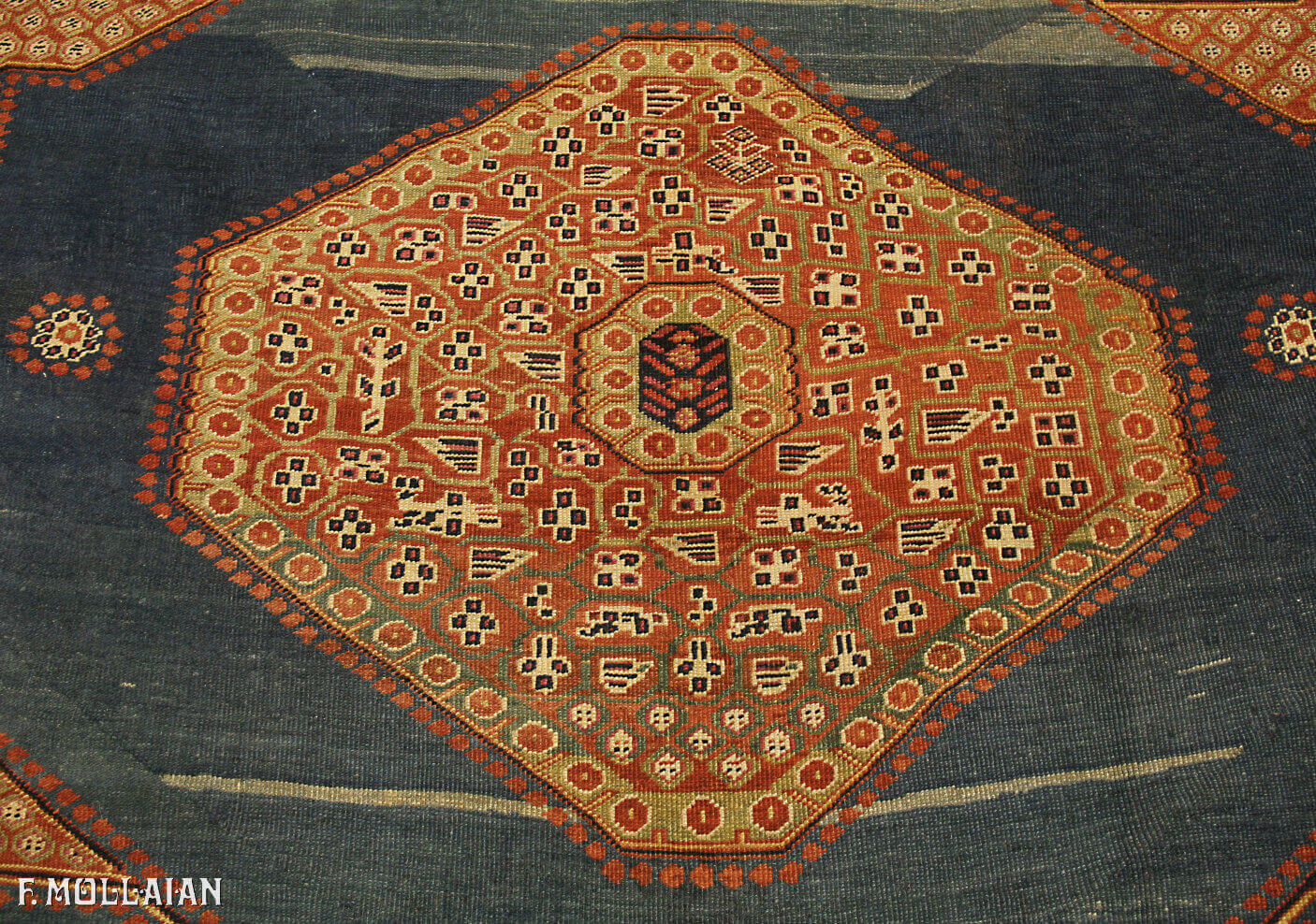 Antique Persian Bakshaish Gallery Carpet n°:66265562